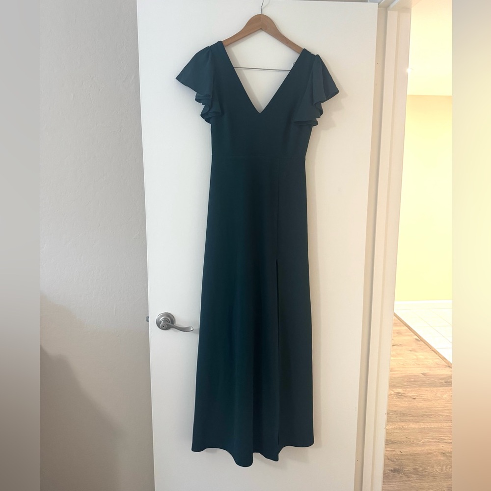 Birdy Grey Hannah Emerald Green Bridesmaid Dress | S